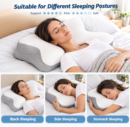 ZeroAche Premium Cervical Pillow – Spinal Alignment